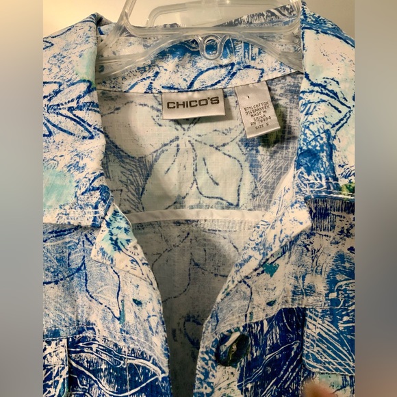 Chicos lightweight floral jacket - Size 2 - Picture 2 of 4